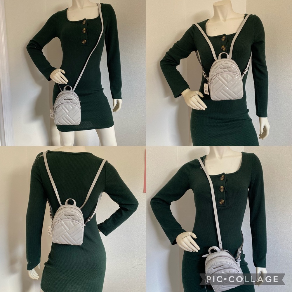 MICHAEL KORS ABBEY XS MINI BACKPACK XBODY BAG - Picture 3 of 13